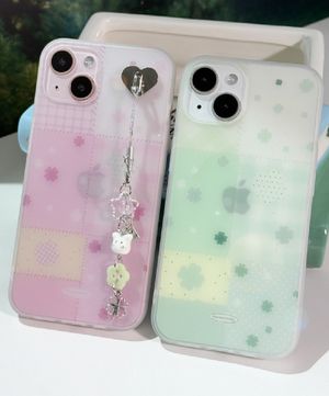 [+갤럭시] Clover Patch 매트 케이스 키링