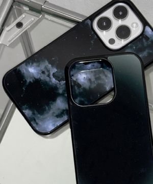 [블랙시리즈] Black Blue Blur Check 맥세이프 에폭시 케이스