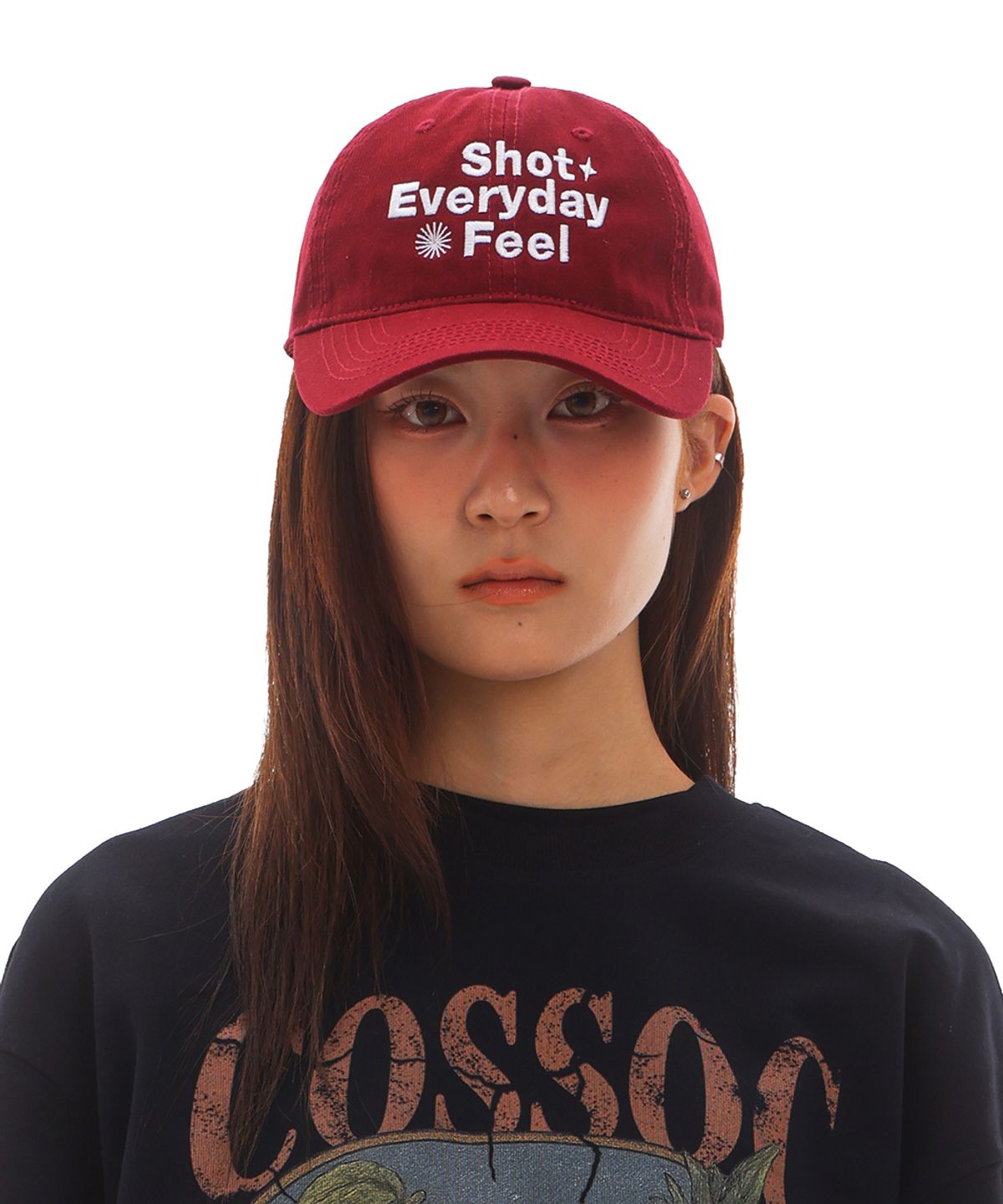 코소(COSO) CC 에브리데이 필 볼캡 (버건디)