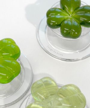 [MagSafe]3D Four Leaf Clover 스마트톡 투명 맥세이프 케이스