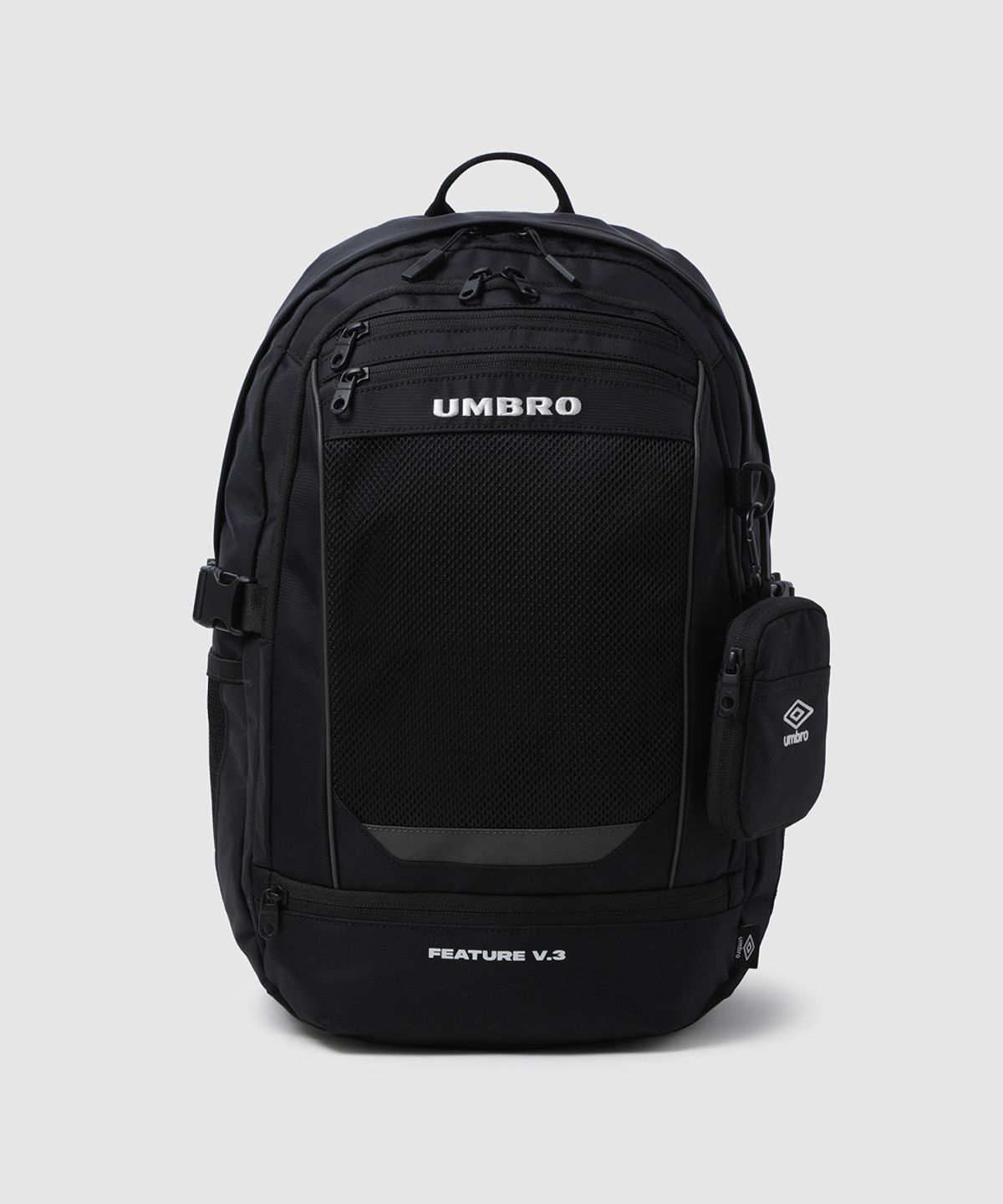 엄브로(UMBRO) 피쳐 백팩 (25L 크로스백 구성) 블랙 UR123CBP13