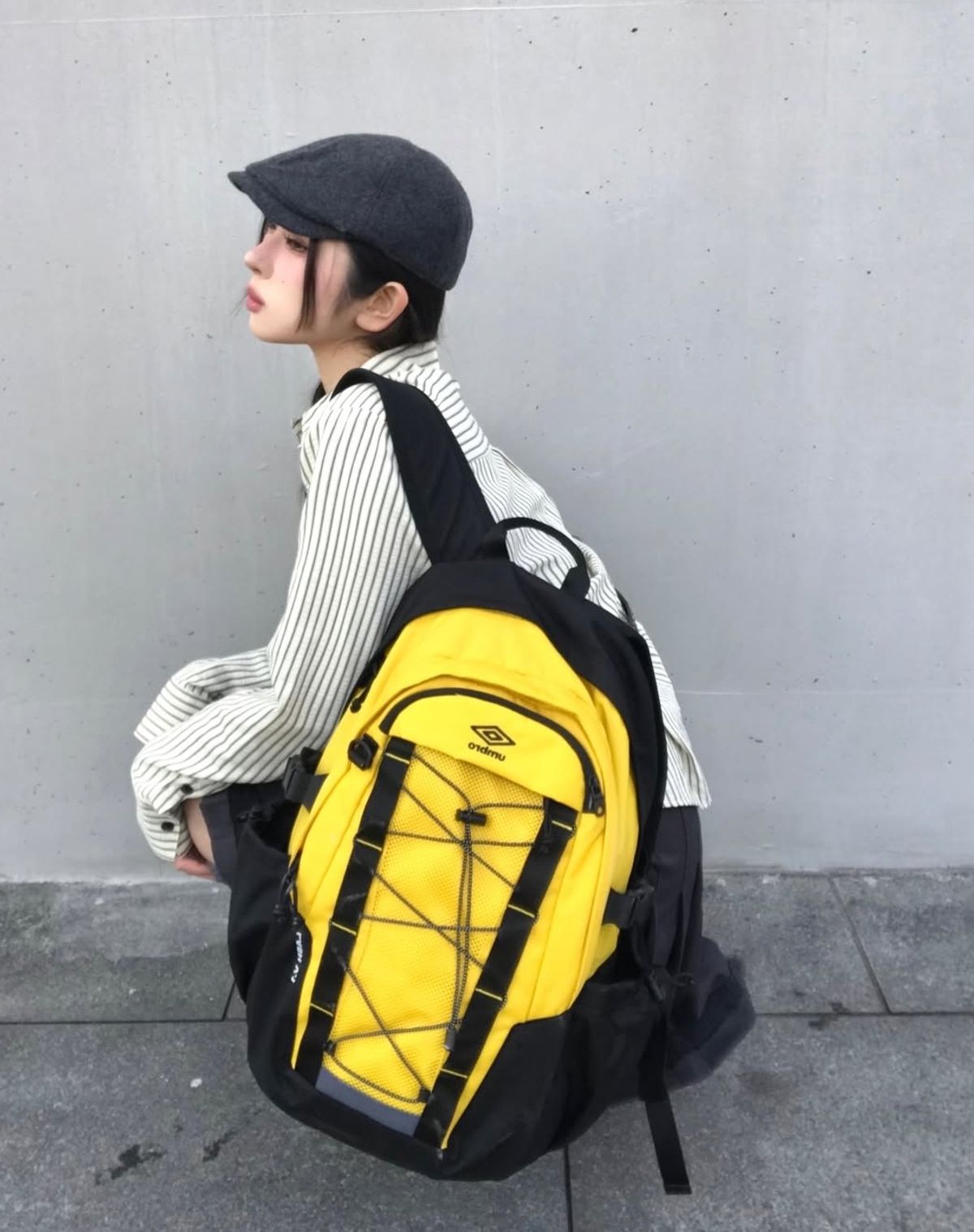 엄브로(UMBRO) 래쉬 백팩 (31L 노트북 파우치 구성) 옐로우 UR123CBP10