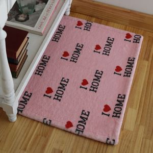 러브홈 미끄럼방지 예쁜 디자인 포인트 극세사 욕실 현관 발매트