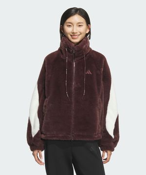 따뜻한 인조 퍼 재킷 KC0078