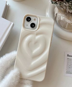 [+갤럭시] 입체 하트 실리콘 케이스