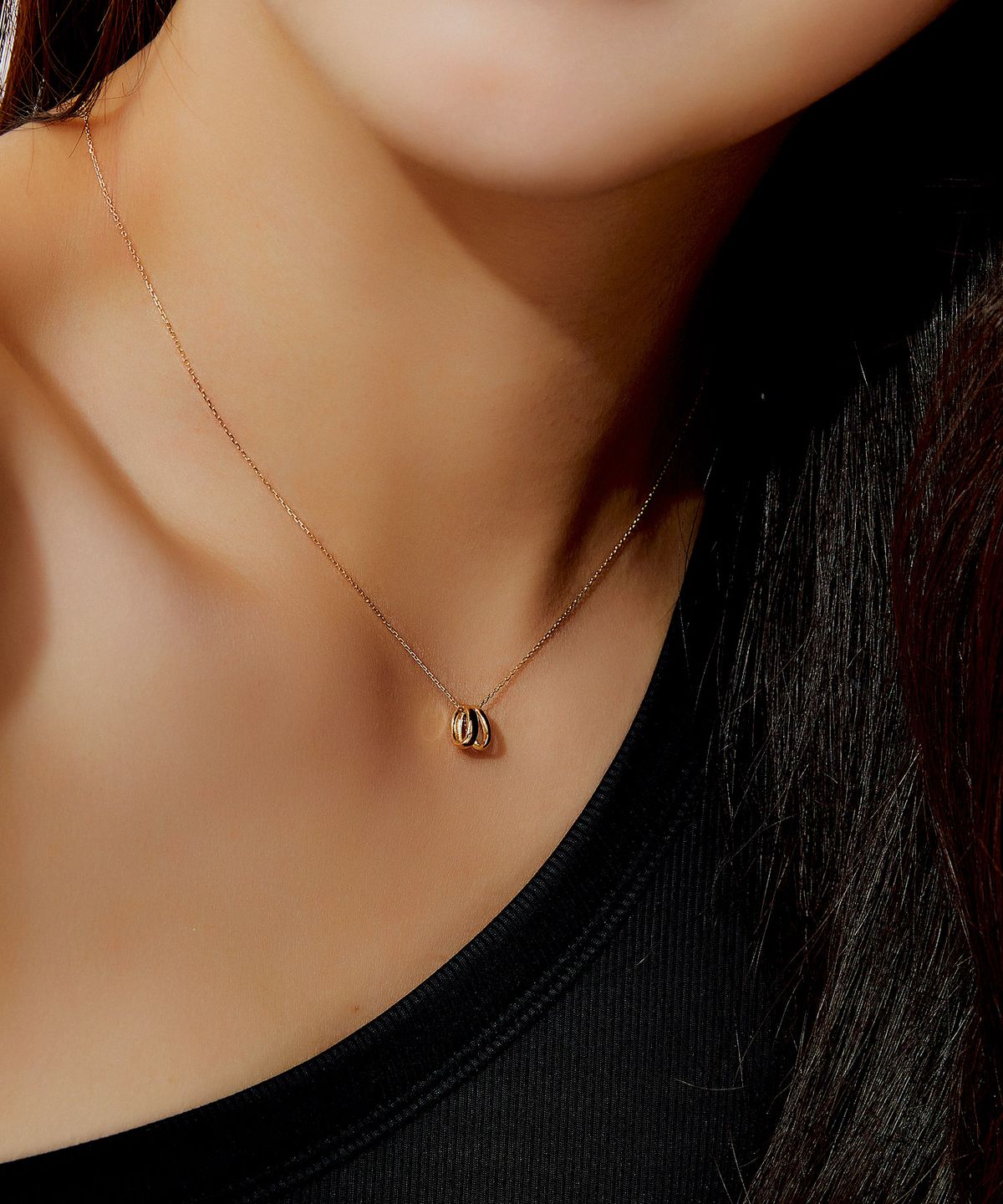 엘렌쥬얼리(HELENE JEWELRY) 14K 플랫 그레고리 목걸이