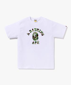 ABC 카모 콜리지 티셔츠(M) WHITE/GREEN