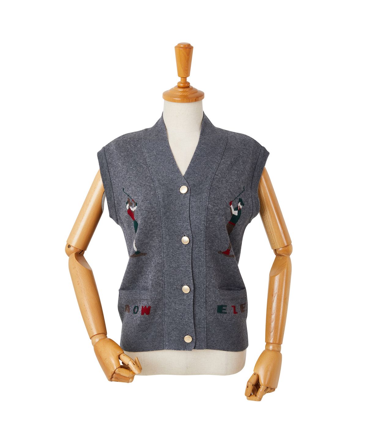 에이오더블유(AOW) HOLIDAY SWING KNIT VEST (Limited Edition)