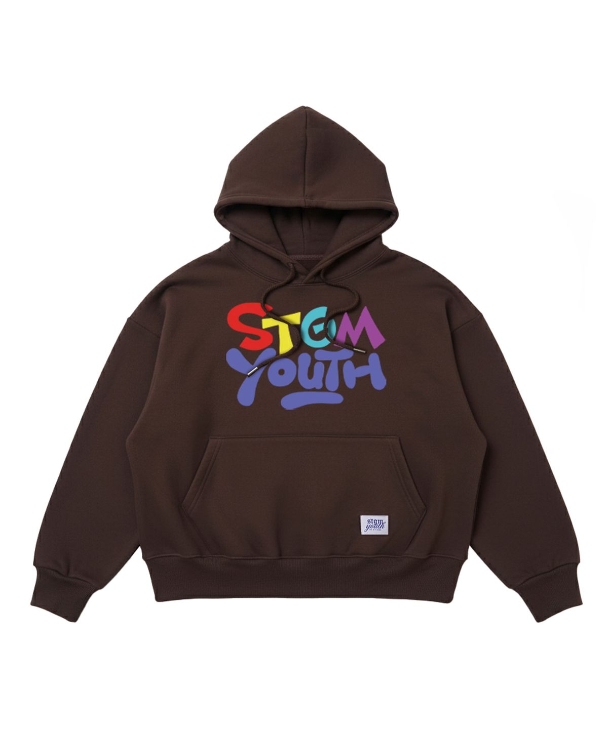 스티그마(STIGMA) [STGM youth] COLOR HOODIE BRN