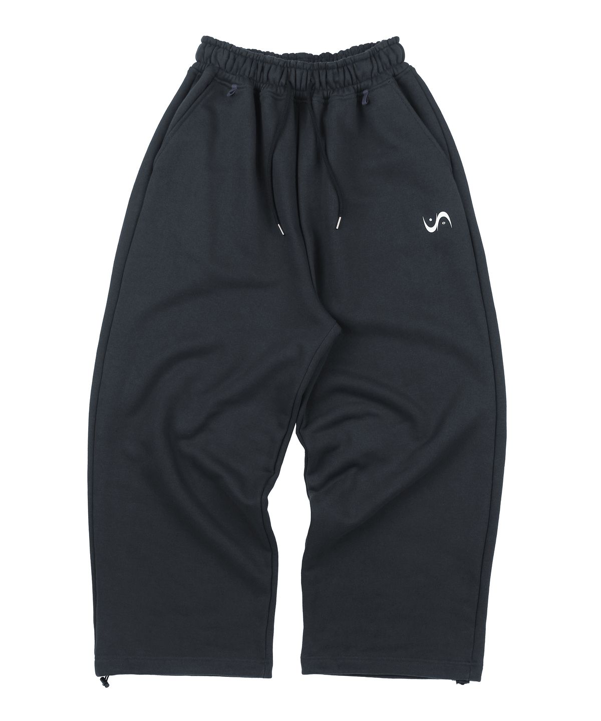 언노운컴노멀(UNKNOWNCOMENORMAL) Symbol Crystal Sweat Pants [CHARCOAL]