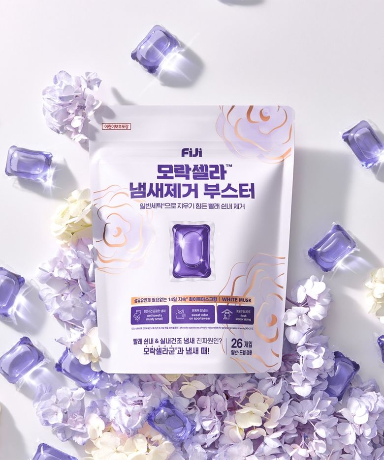 모락셀라 실내건조 냄새제거 부스터 화이트머스크향 캡슐세제 26개입