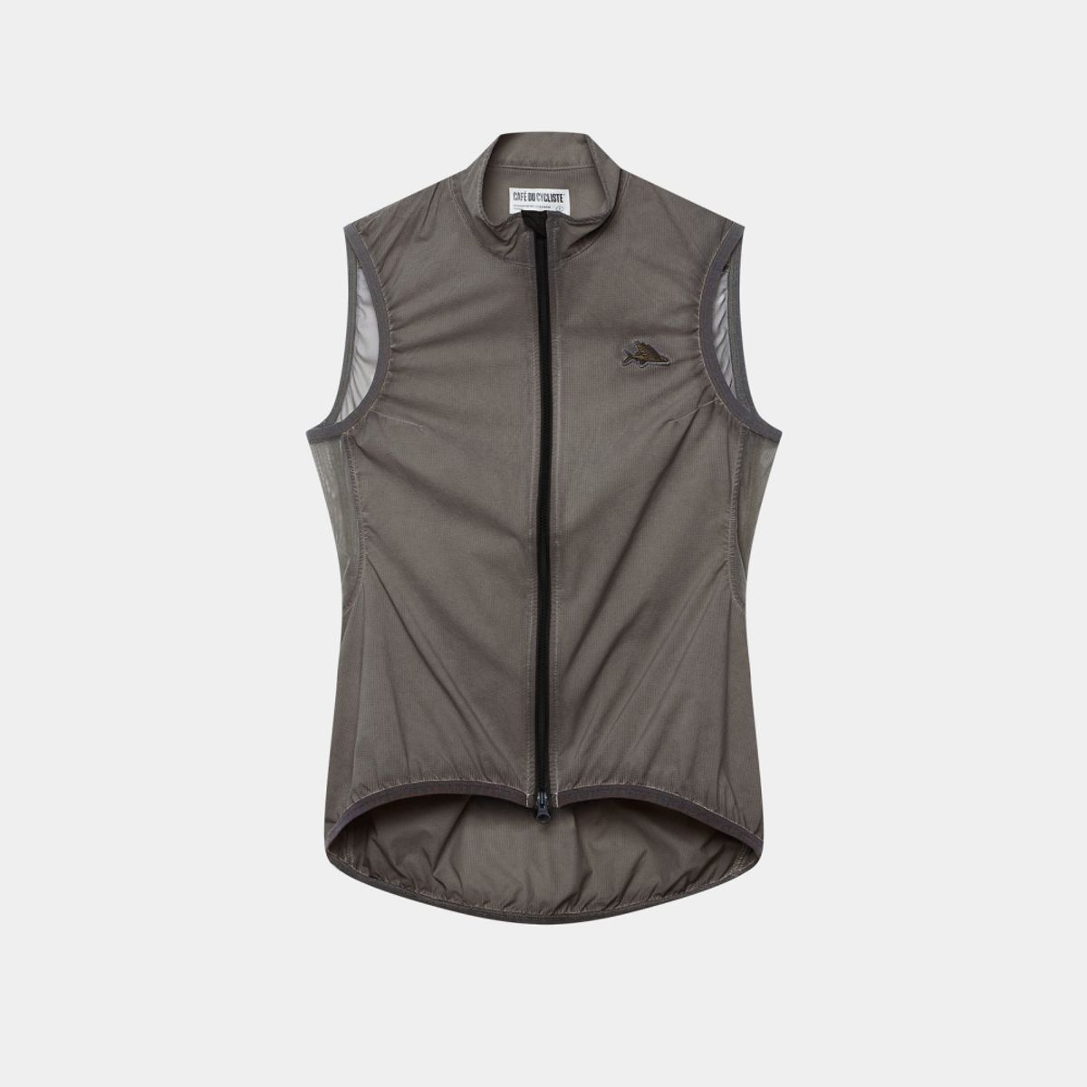 카페 드 사이클리스트(CAFE DU CYCLISTE) 에디트 클래식 질넷 바람막이 조끼 콜드 다이 차콜 여성
