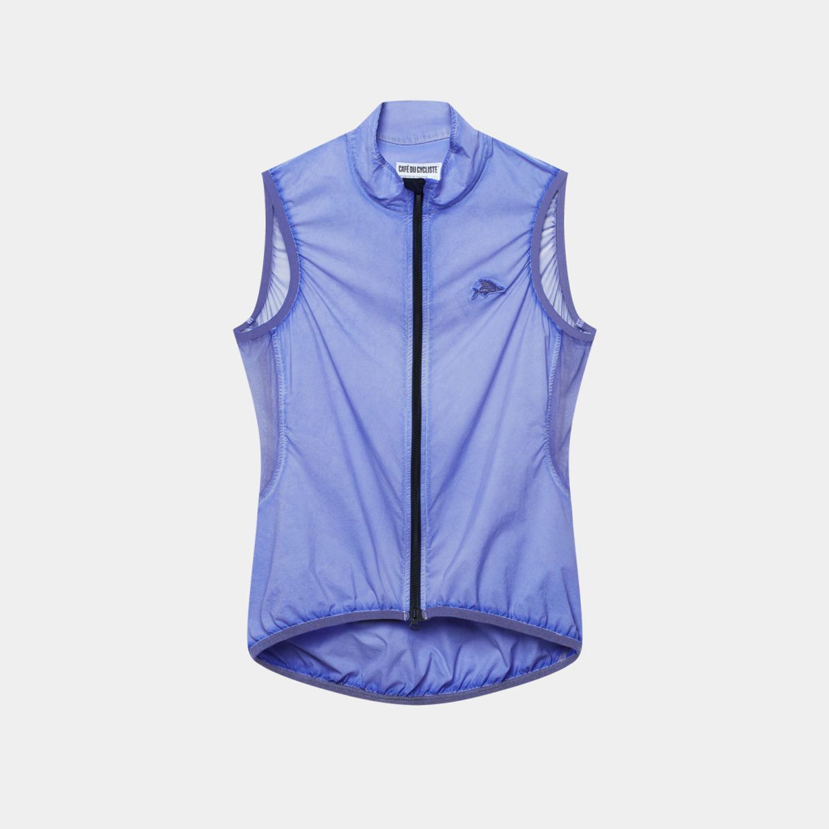카페 드 사이클리스트(CAFE DU CYCLISTE) 에디트 클래식 질넷 바람막이 조끼 콜드 다이 버베나 여성