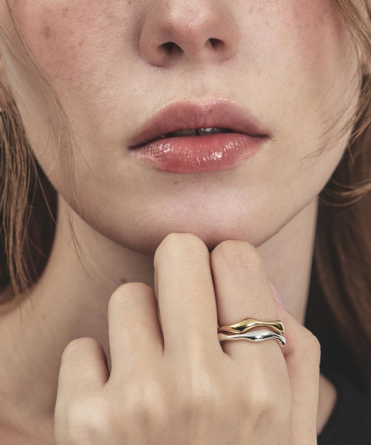 아티카 로우(ATTICA RAW) Ripple Ring 2종 세트 / RBT004