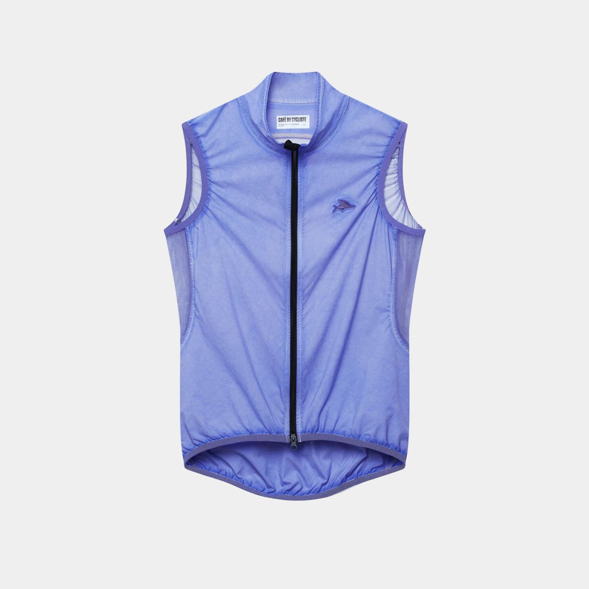카페 드 사이클리스트(CAFE DU CYCLISTE) 에디트 클래식 질넷 바람막이 조끼 콜드 다이 버베나 남성