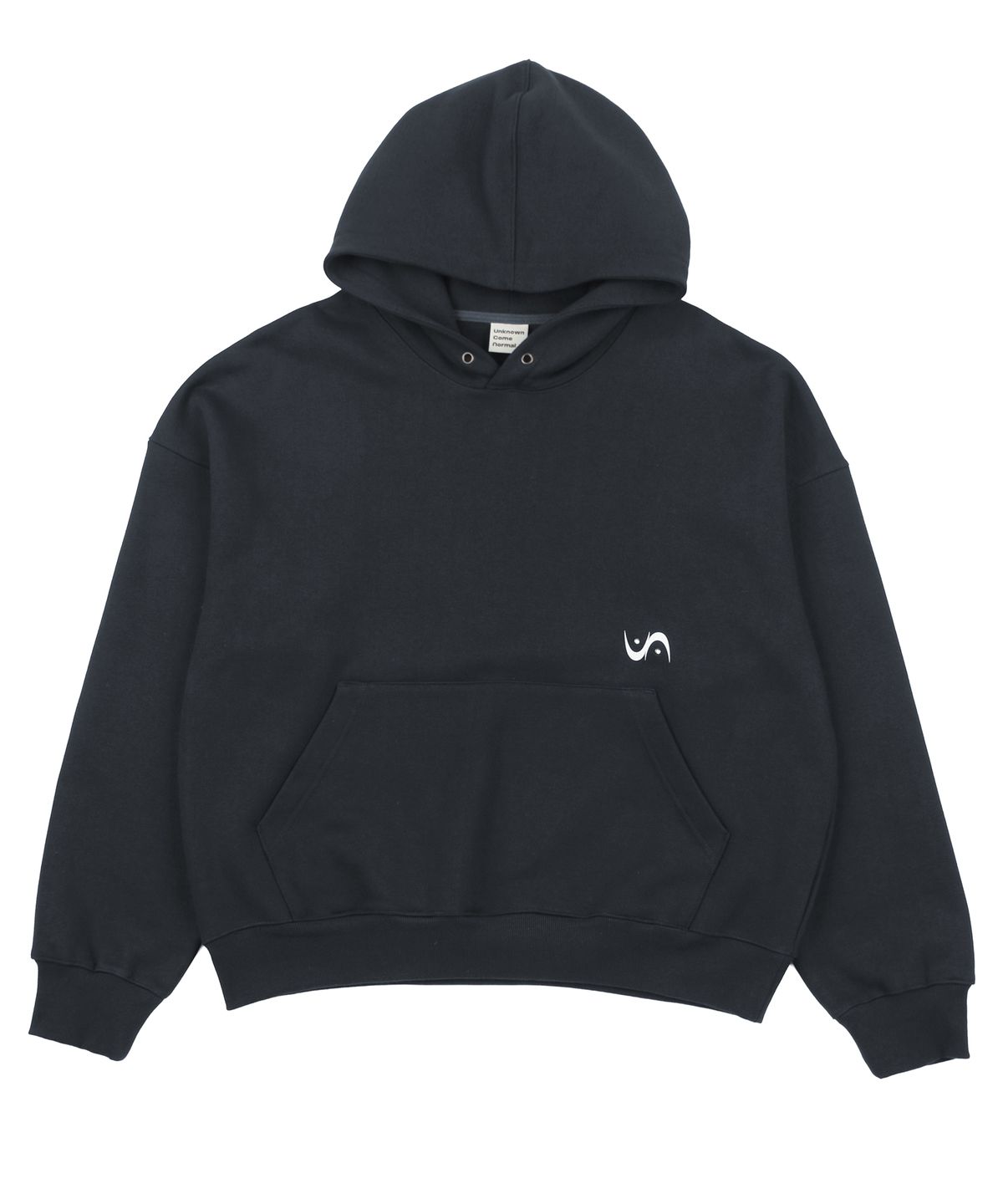 언노운컴노멀(UNKNOWNCOMENORMAL) Symbol Crystal Hoodie [CHARCOAL]