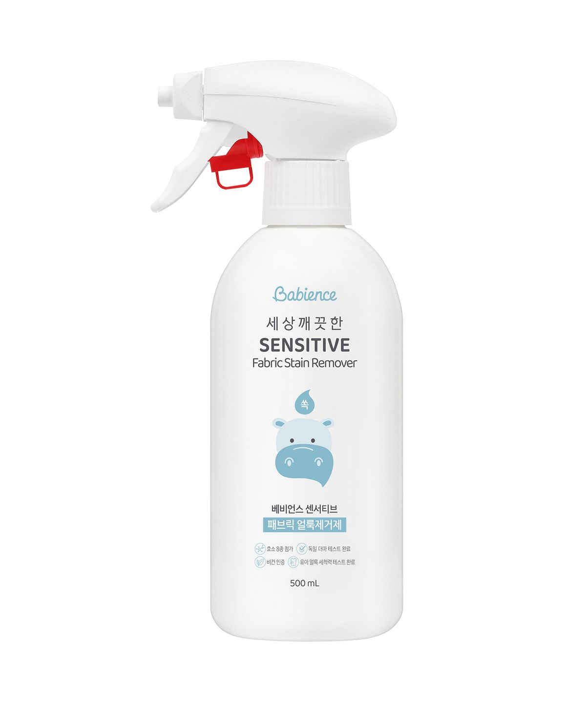 베비언스(BABIENCE) 센서티브 얼룩제거제 용기 500ML