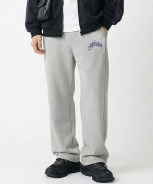 P.S 스마일 로고 스웨트 팬츠 그레이