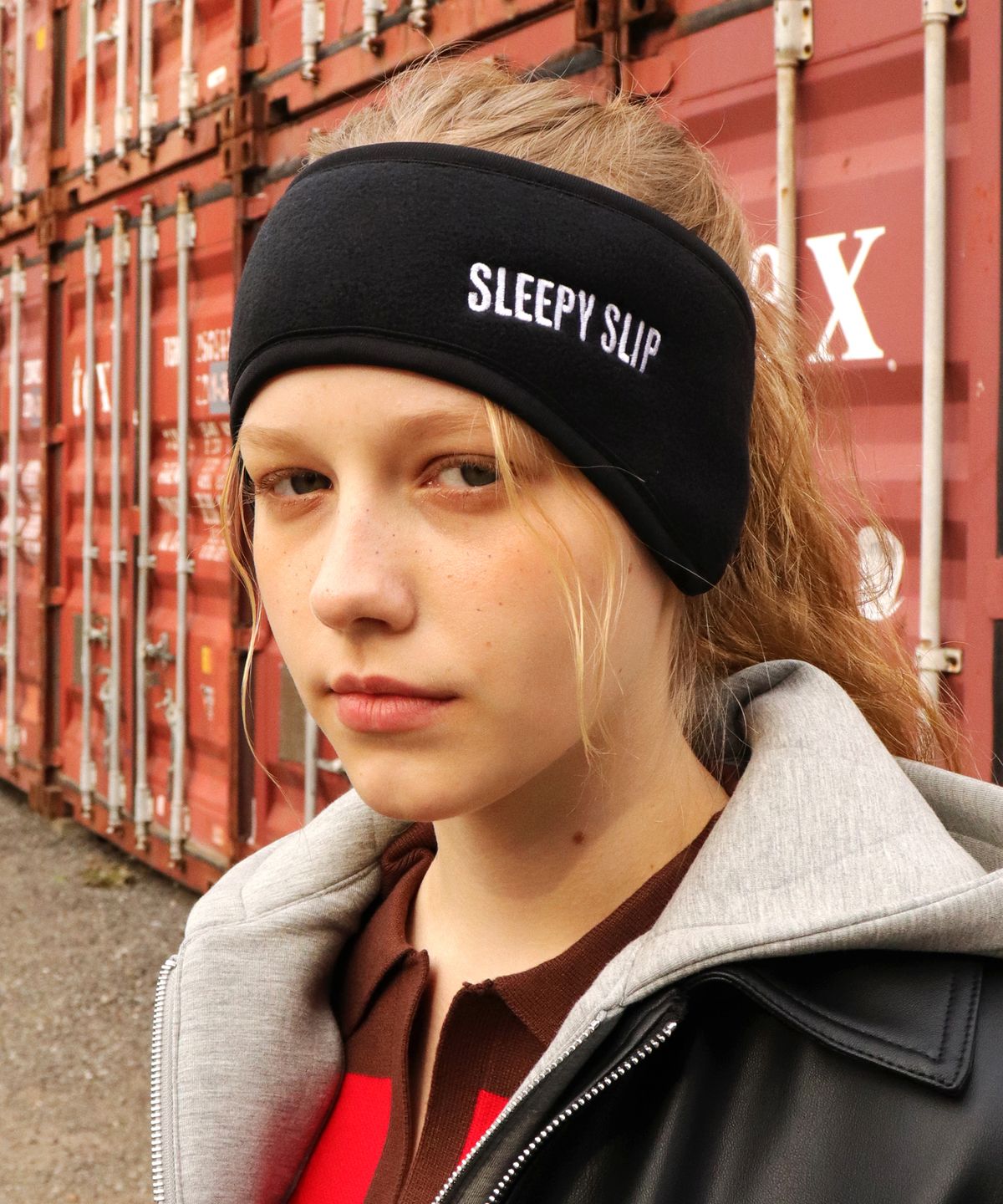 슬리피슬립(SLEEPYSLIP) COZY BLACK EARMUFF