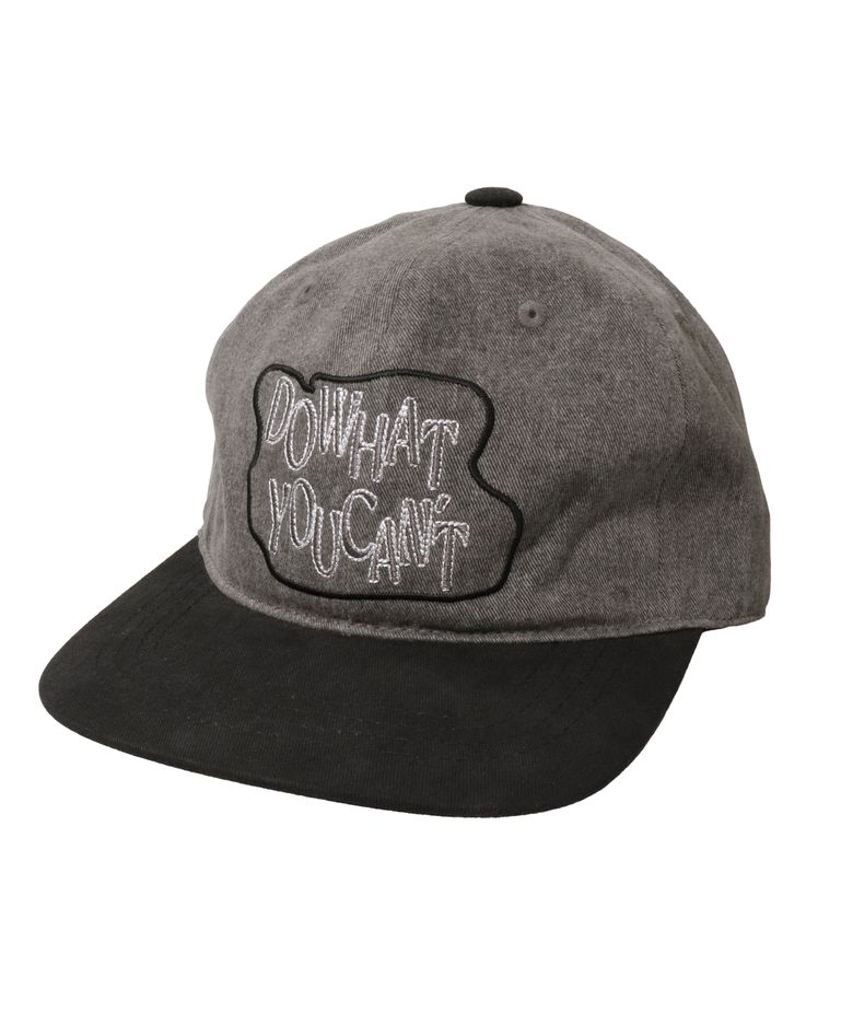 FLAT DO WHAT YOU CANT CHARCOAL/BLACK CAP