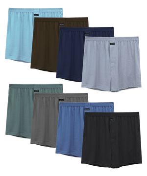 [8PACK] 데일리 순면 스판 남성 사각 트렁크 팬티