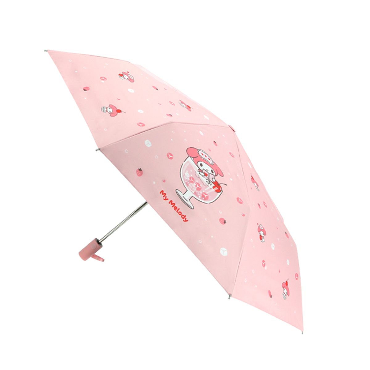 산리오 캐릭터즈(SANRIO CHARACTERS) 마이멜로디 55 스파클링 암막코팅 소프트폴드 완전자동우산 MUHKU70090