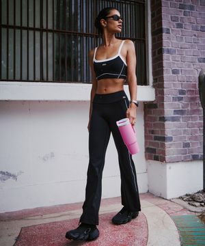 [SET] 프레임 스티치 브라탑 + 프레임 스티치 부츠컷 레깅스