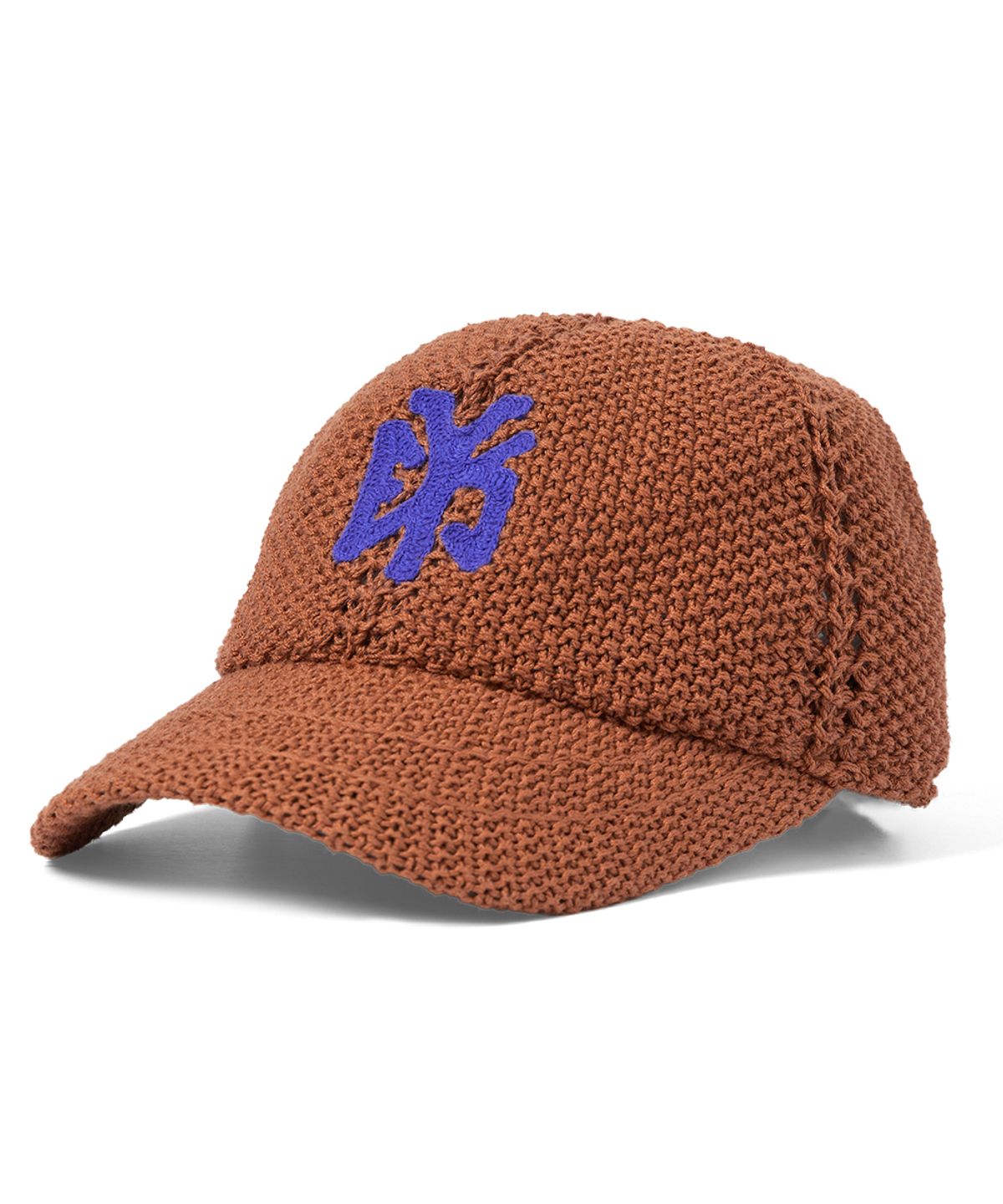 예스아이씨(YESEYESEE) Knit Baseball Cap Brown