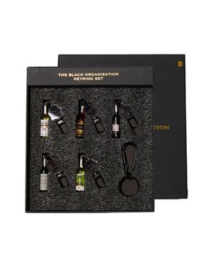 명탐정 코난 검은조직 미니어처 병 키링 세트