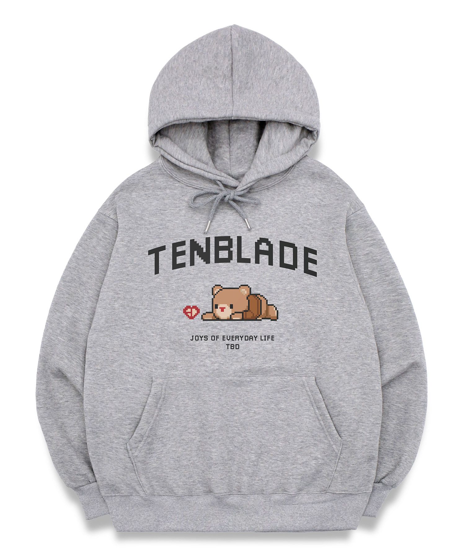 MUSINSA公式 | TENBLADE レイジピクセルベアフードパーカー（4カラー）