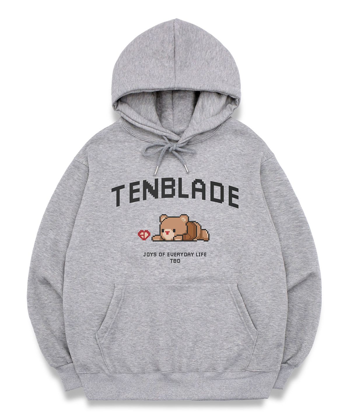 텐블레이드(TENBLADE) 레이지 픽셀 베어 후드티 (4컬러)
