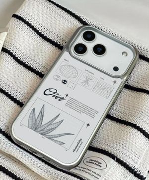 [+갤럭시] Sensibility Grid 실버 맥세이프 에폭시 케이스