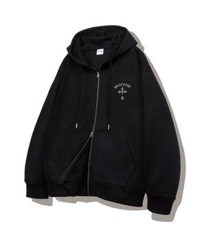 블랙페이스 2WAY 오버핏 후드집업 2 Color [ULZH_6023]