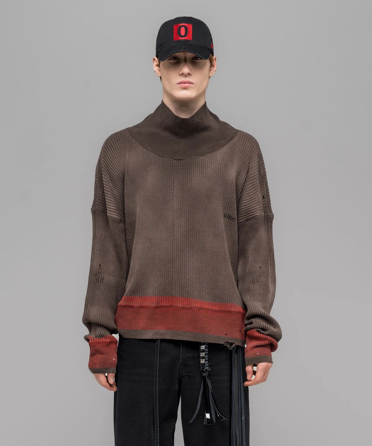 032씨(032C) (U) 트레일러 니트 터틀넥 FADED BROWN TRAILER KNIT TURTLENECK FADED BROWN