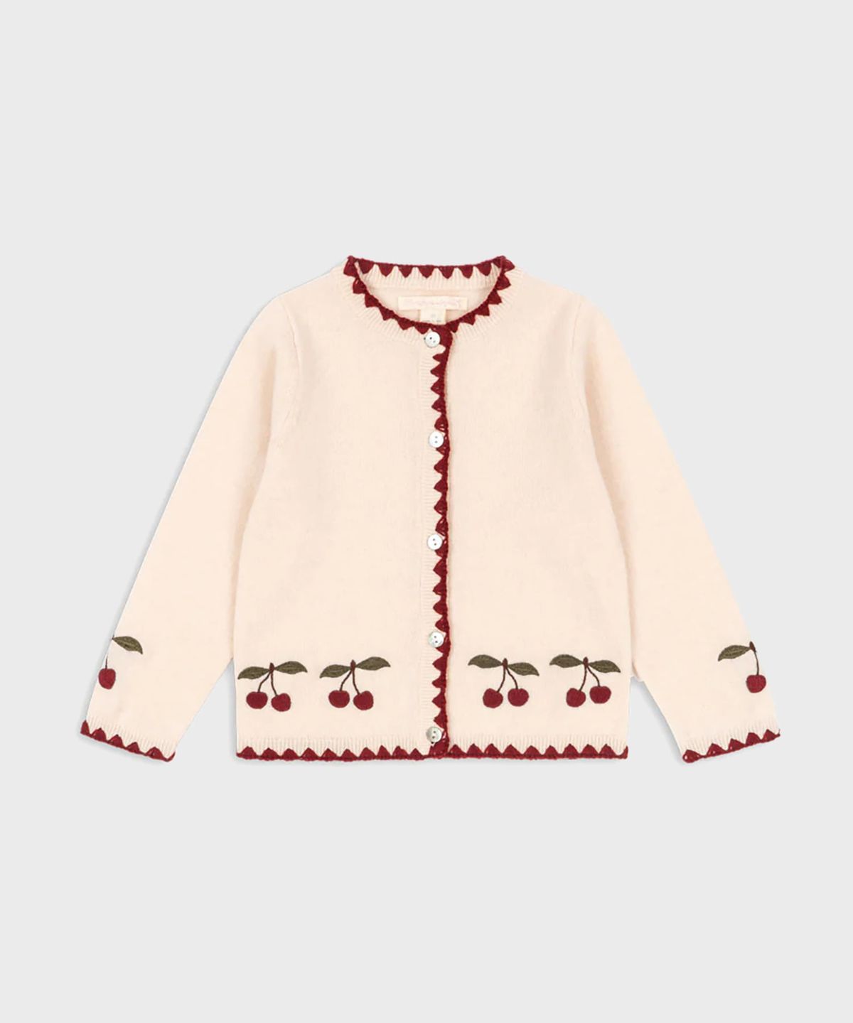 콩제슬래드(KONGESSLOEJD) 체리 콜레트 가디건 Off White