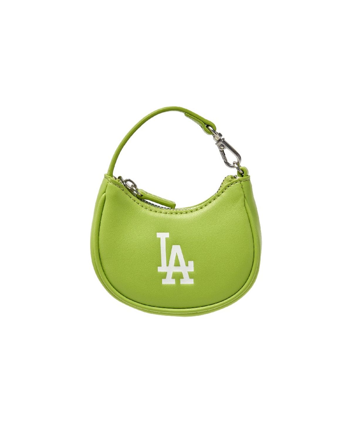엠엘비(MLB) 베이직 엠보 로고 미니백 키링 LA (Olive)