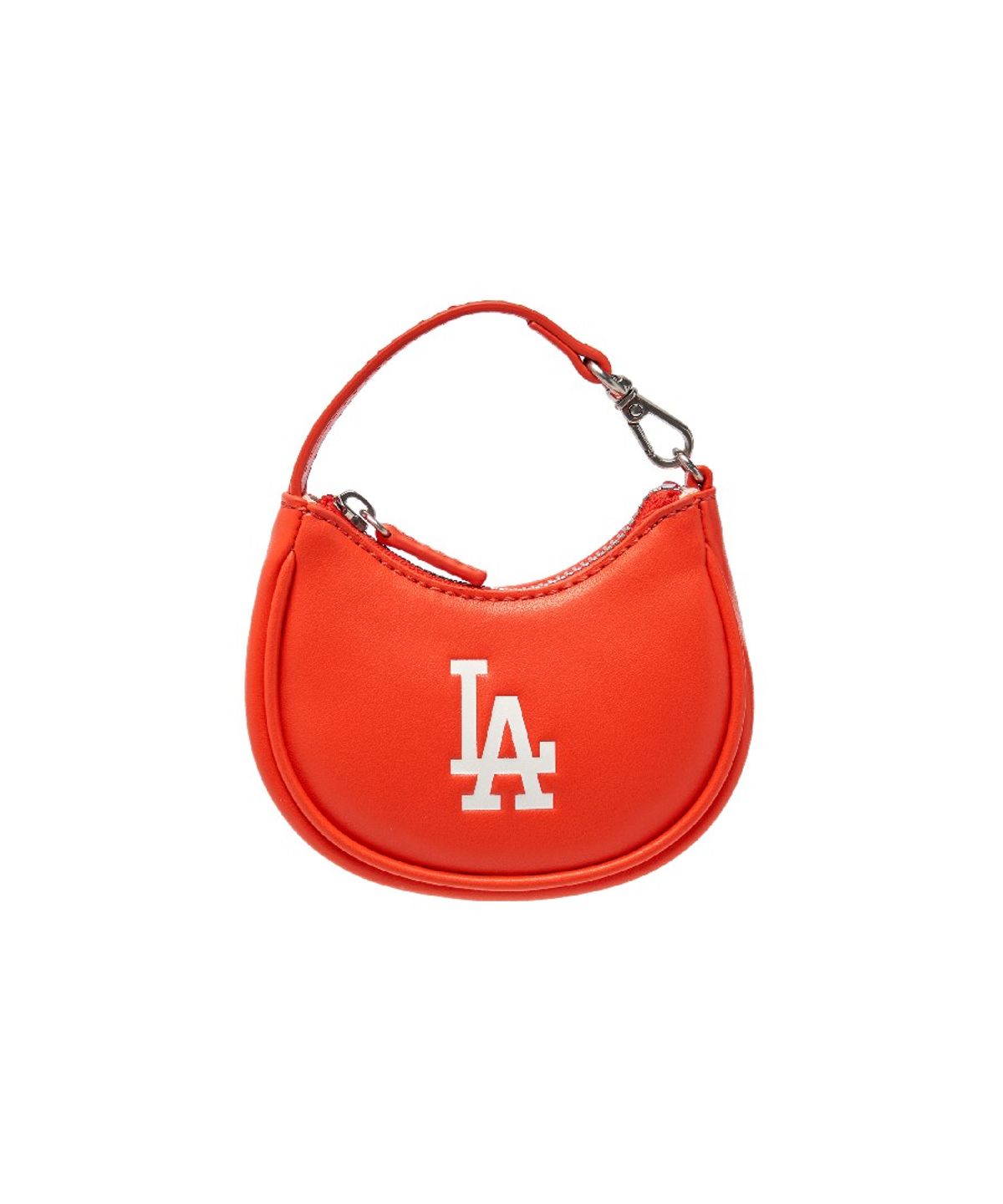 엠엘비(MLB) 베이직 엠보 로고 미니백 키링 LA (Red)
