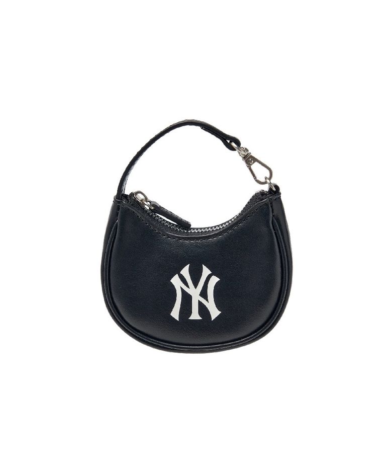 베이직 엠보 로고 미니백 키링 NY (Black)