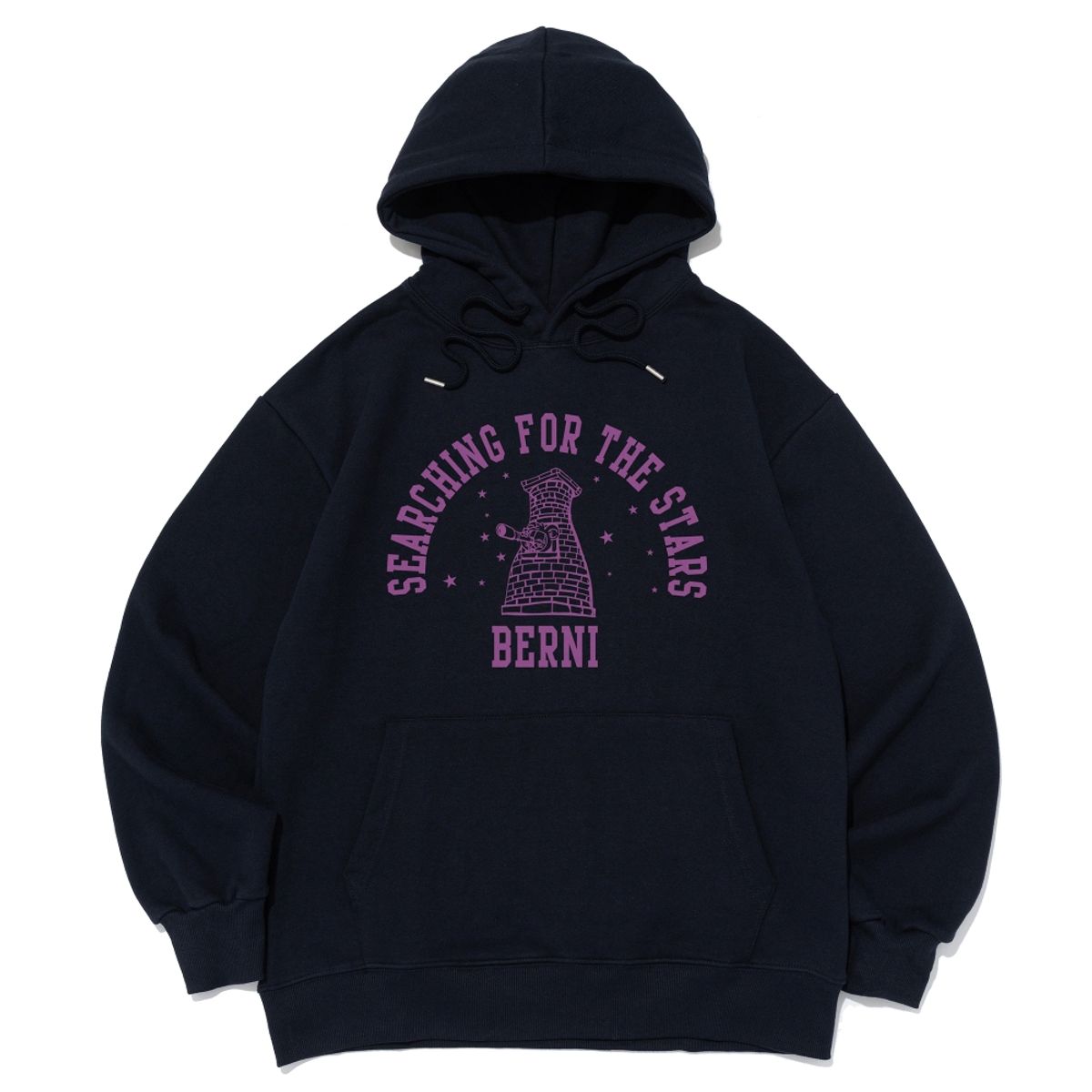 베르니(BERNI) [기모/노기모] 경주 첨성대 탐험가 후드티 (네이비)