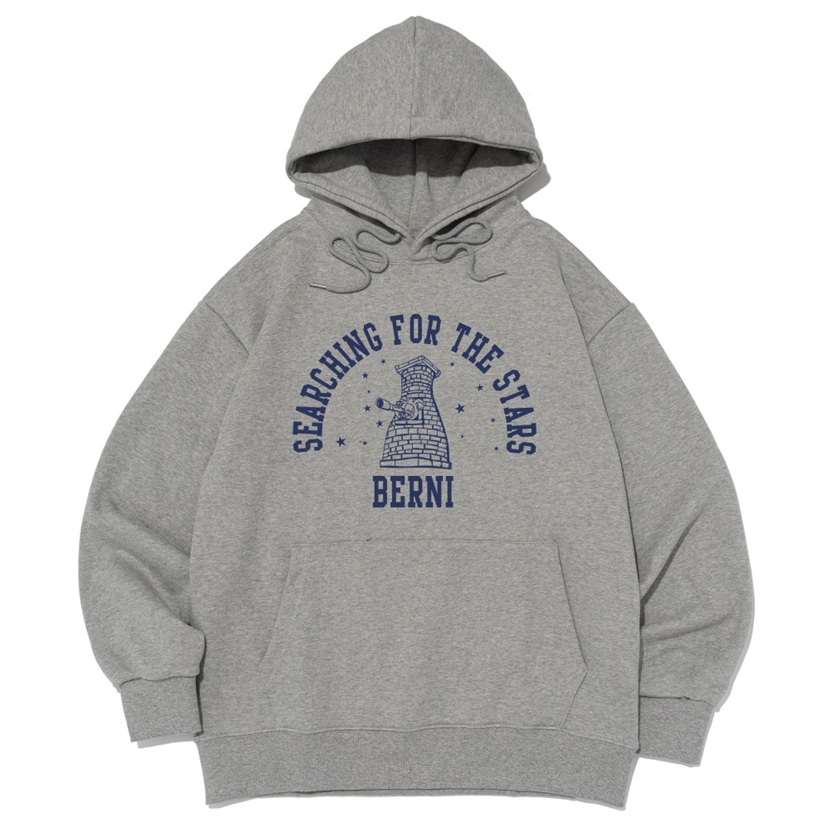 베르니(BERNI) [기모/노기모] 경주 첨성대 탐험가 후드티 (그레이)