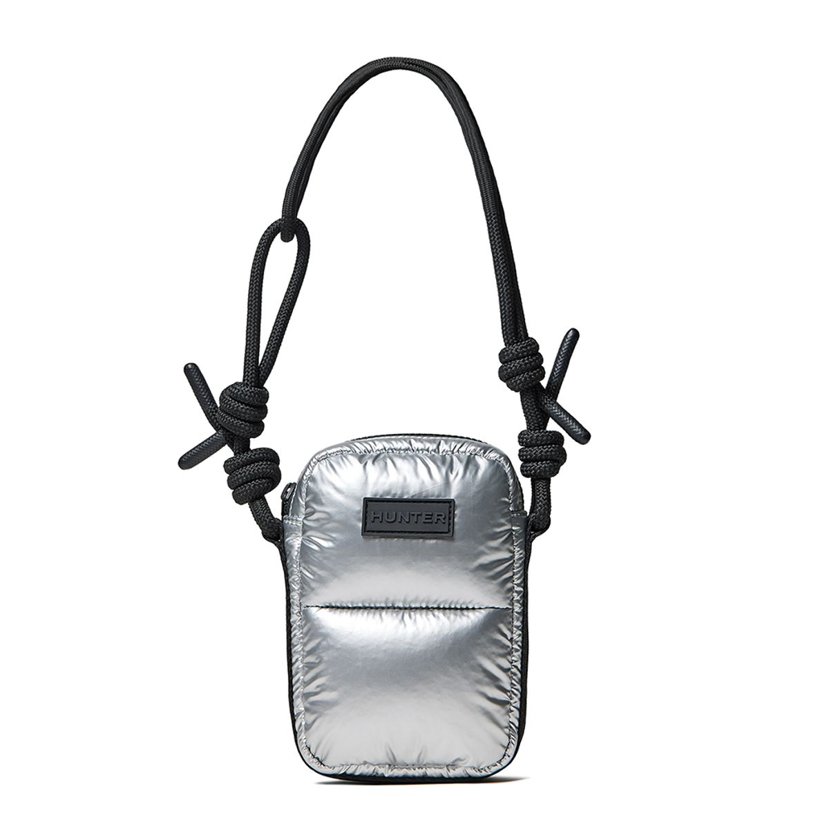 헌터(HUNTER) [UNISEX] 인트레피드 엑스트라 푸퍼 폰파우치 - 실버포일 UBX5515KBMSOL