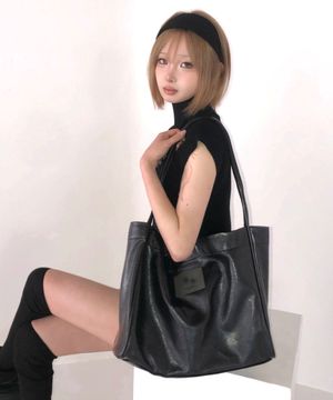 [파우치 증정] 루빅스 레더 숄더백