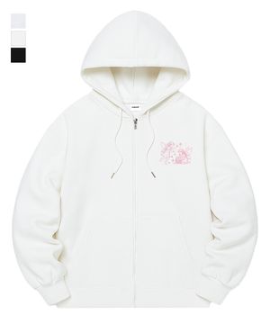 [기모선택] STAR FAIRY DUO MINI SEMI OVER FIT ZIP-UP (3color)