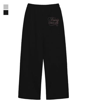 FAIRY DREAM ICON ONE TUCK WIDE SWEAT PANTS (2color)