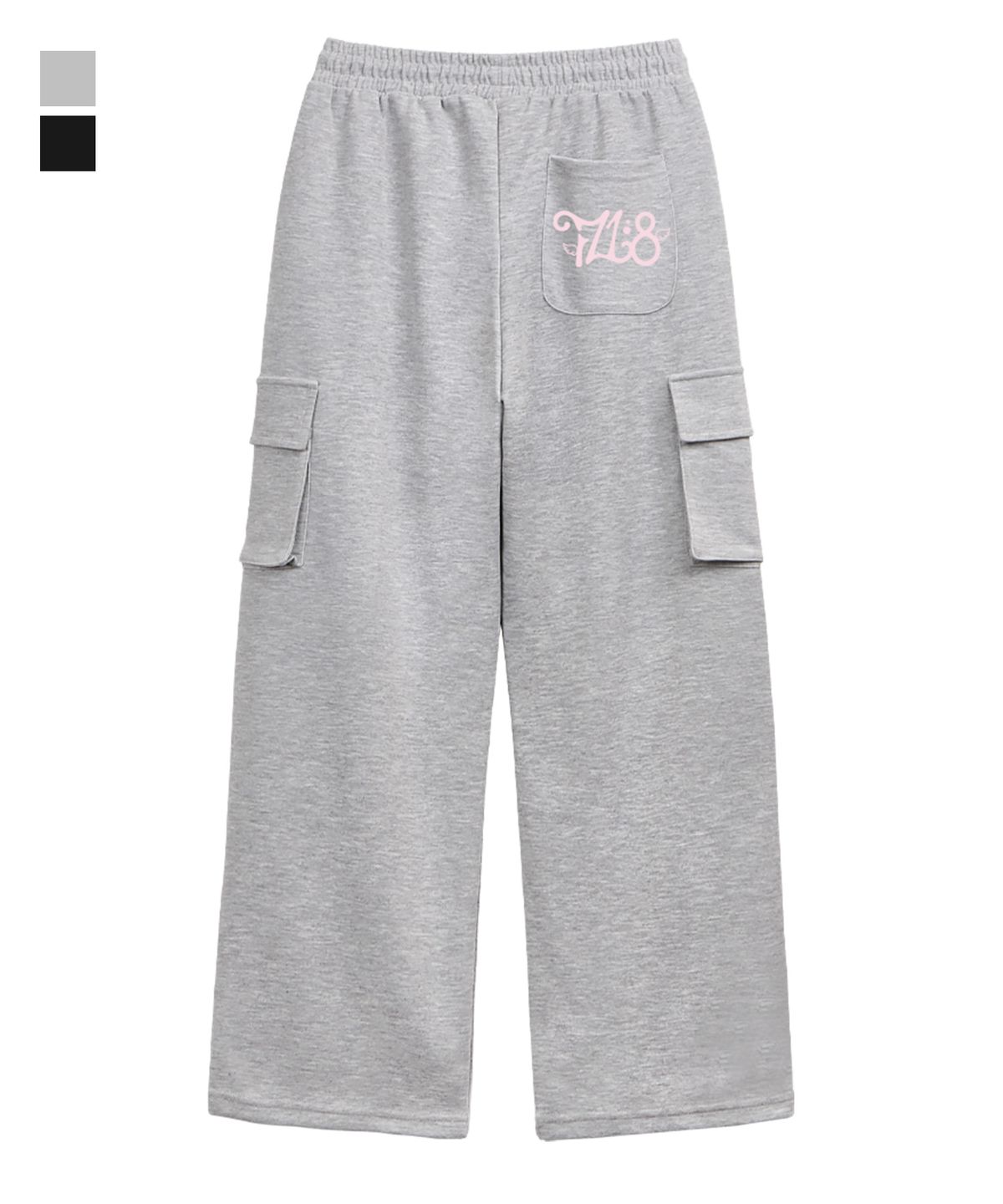 랜덤오프(RANDOMOFF) 718 WING POINT ONE TUCK CARGO SWEAT PANTS (2color)