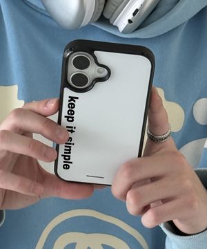[MagSafe] Simple Lettering 맥세이프 에폭시 범퍼 케이스