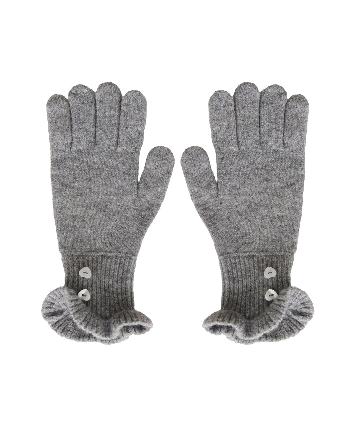 핑크파인애플(PINK PINEAPPLE) SWEET FRILL COZY GLOVES_GREY