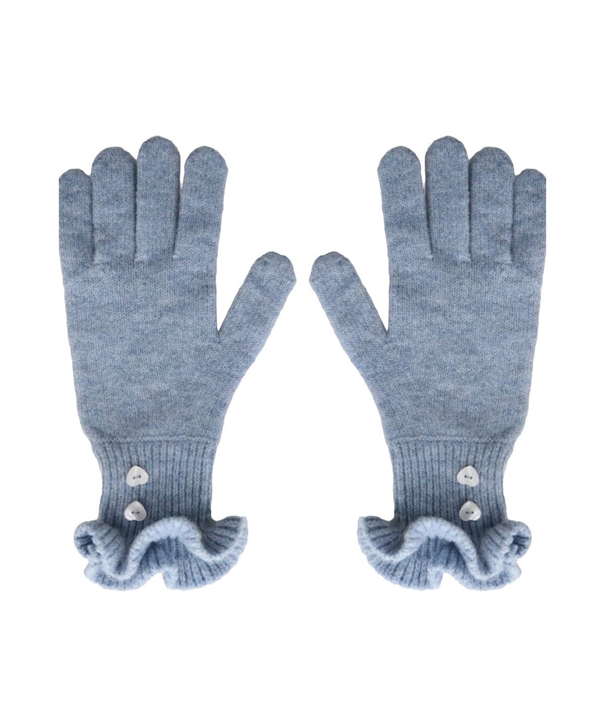 핑크파인애플(PINK PINEAPPLE) SWEET FRILL COZY GLOVES_BLUE
