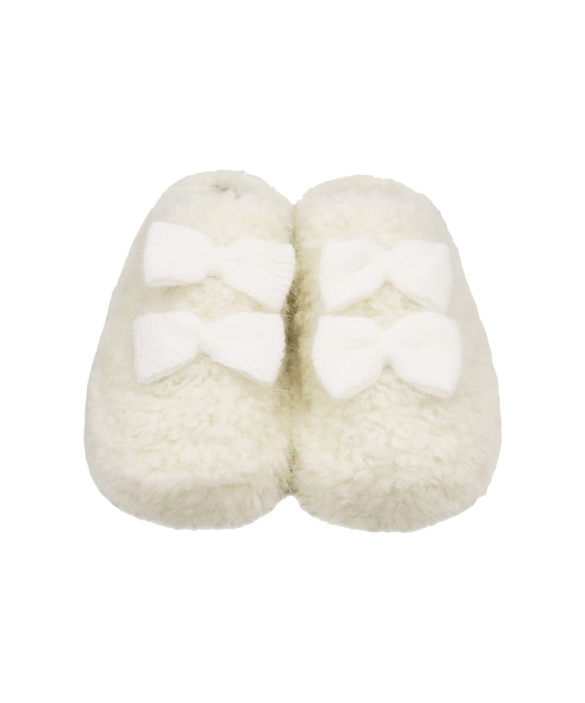 핑크파인애플(PINK PINEAPPLE) SNOW RIBBON WARM MULES_CREAM