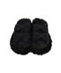 SNOW RIBBON WARM MULES_BLACK